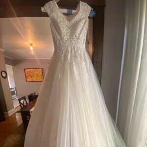 Allure Bridal (Modest Collection) Wedding A-Line Gown